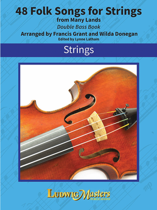 Book cover for 48 Folk Songs for Strings