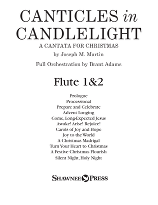 Book cover for Canticles in Candlelight - Flute 1 & 2