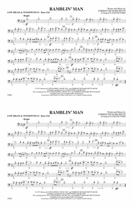 Ramblin' Man: Low Brass & Woodwinds #1 - Bass Clef