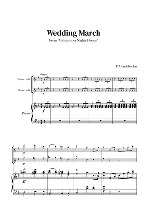 Felix Mendelssohn - Wedding March (F major) (for Trumpet and Clarinet)