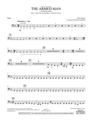 Book cover for The Armed Man (from A Mass for Peace) (arr. Robert Longfield) - Tuba