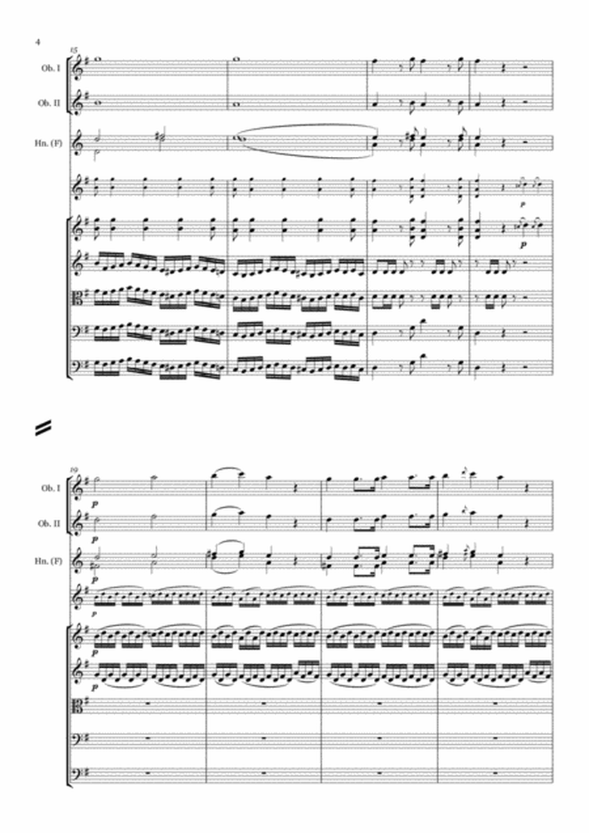 Mozart - Violin Concerto No.3  G major, KV 216, score and parts image number null