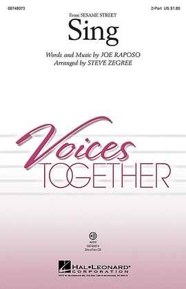 Book cover for Sing