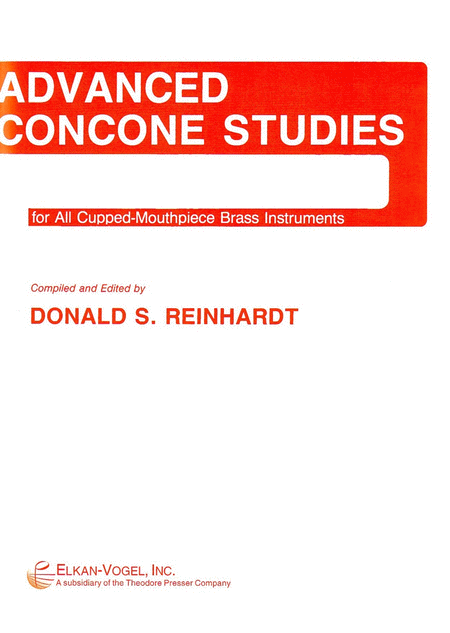 Advanced Concone Studies