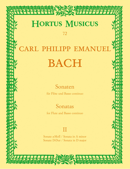 Sonata for Flute and Basso continuo. Volume 2