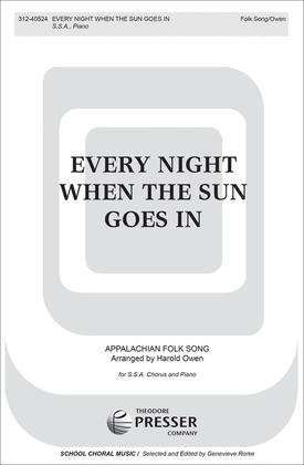 Book cover for Every Night When the Sun Goes In