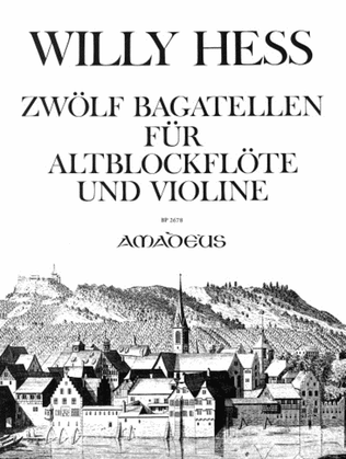 Book cover for 12 Bagatelles op. 108