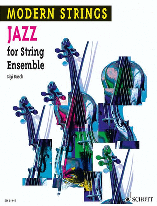 Book cover for Jazz For String Ensemble For String Orchestra Or Quintet Score