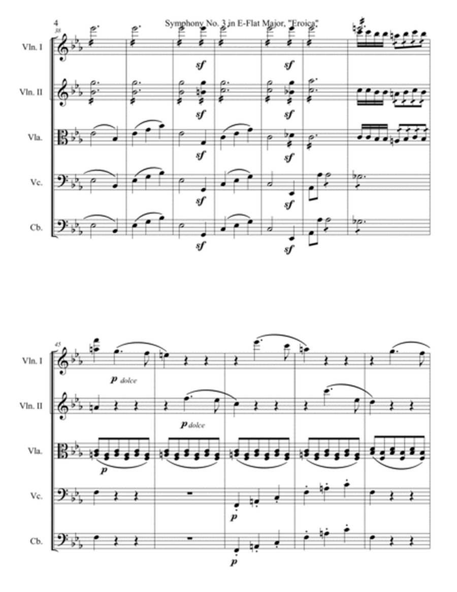 Eroica Symphony (Transcribed for String Orchestra)