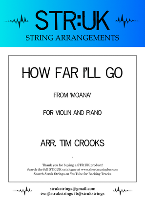 Book cover for How Far I'll Go