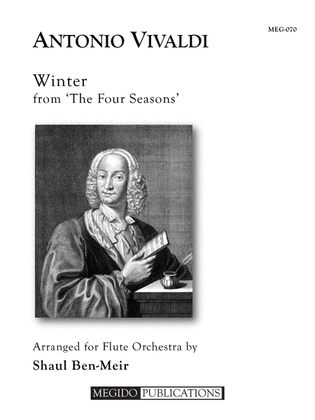 Book cover for Winter from The Four Seasons for Flute Orchestra