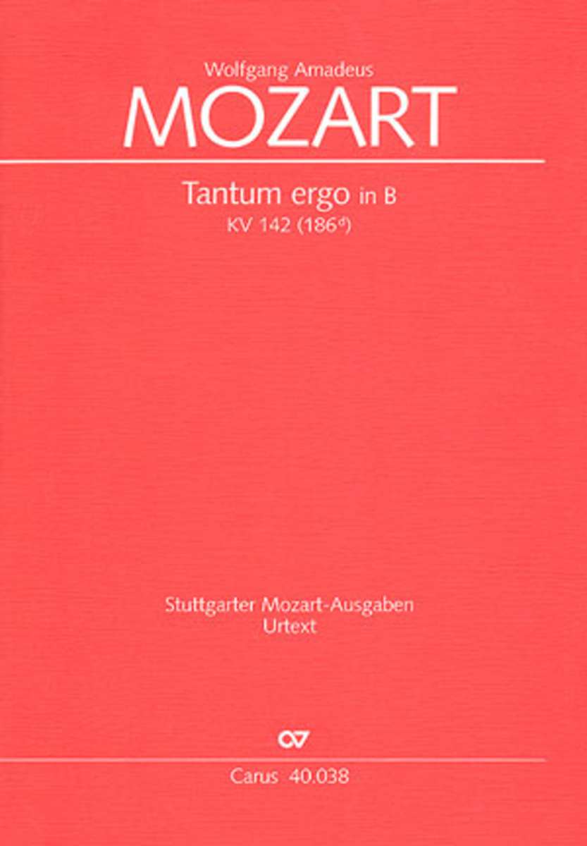 Tantum ergo in B flat major