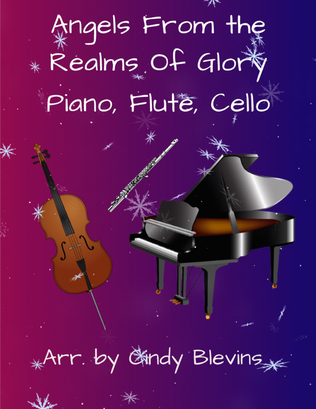 Book cover for Angels From the Realms of Glory, for Piano, Flute and Cello