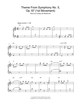 Theme from Symphony No. 5, Op. 67 (1st Movement)