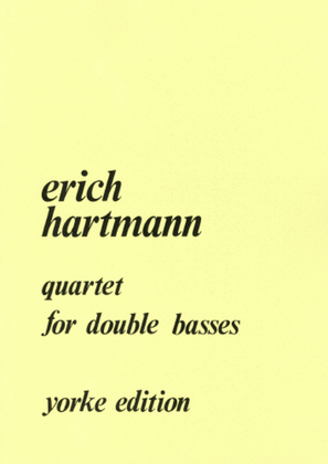 Book cover for Quartet for double basses (1971)
