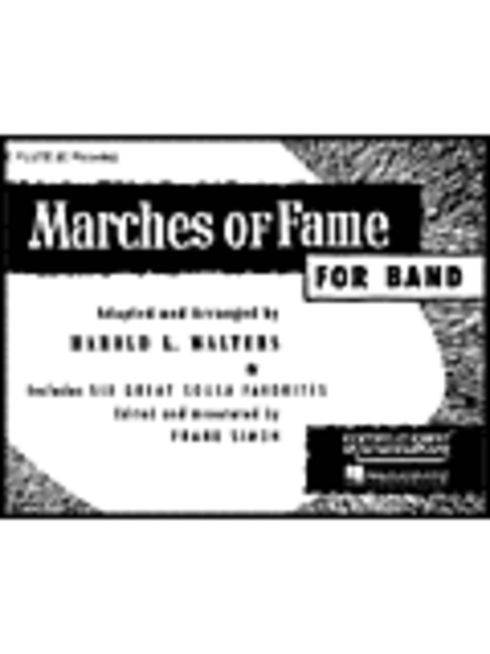 Marches Of Fame For Band - Alto Clarinet