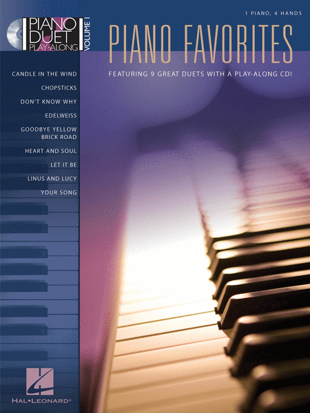 Piano Favorites (Piano Duet Play-Along Volume 1)