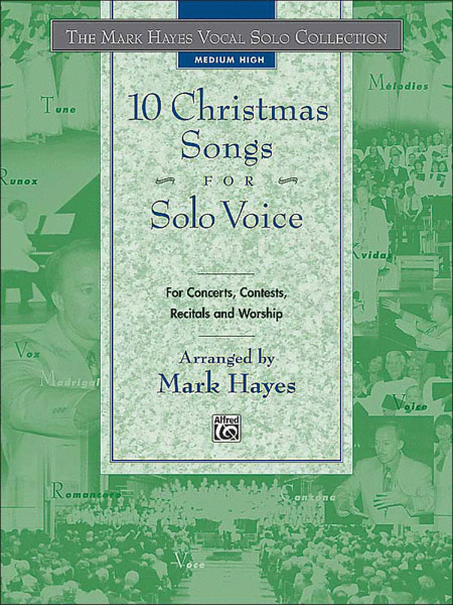 Mark Hayes Vocal Solo Collection: 10 Christmas Songs for Solo Voice - Medium High (Book Only) image number null