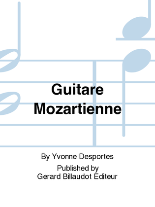 Book cover for Guitare Mozartienne