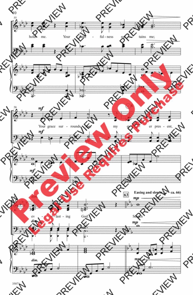 Infinite and Everlasting by Thomas Fettke 4-Part - Sheet Music