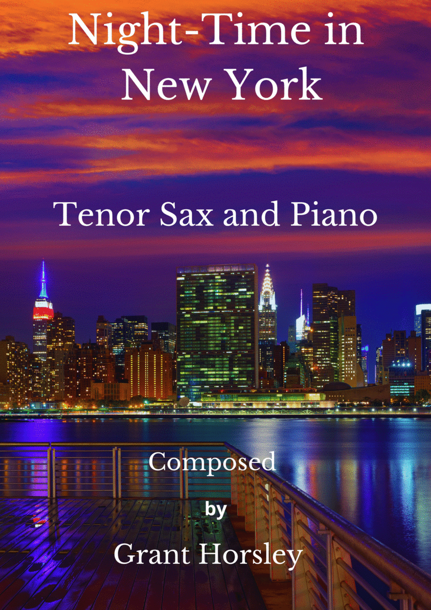"Night-Time in New York"- A Blue Waltz- Tenor Sax and Piano image number null