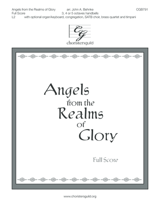 Angels from the Realms of Glory - Full Score