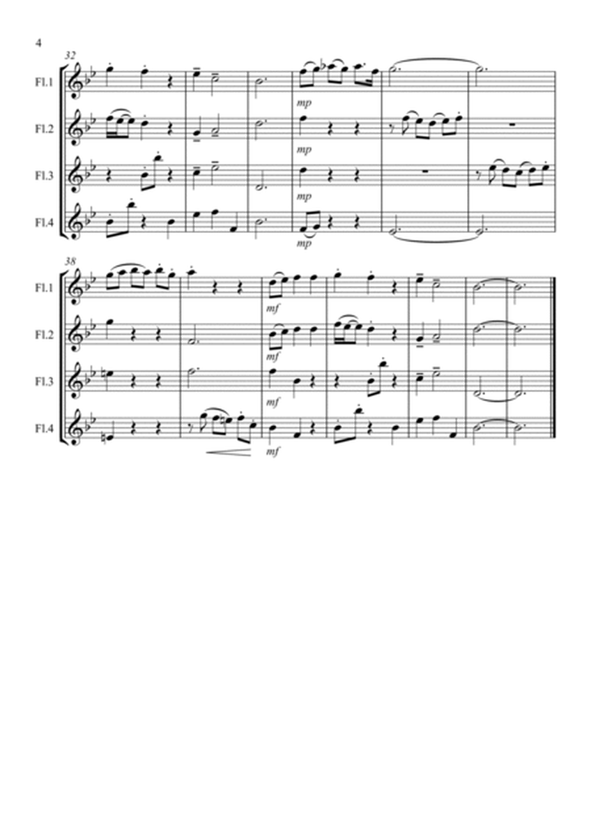 Teleman Fantasia for Easy Flute Quartet image number null