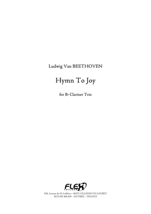 Book cover for Hymn to Joy