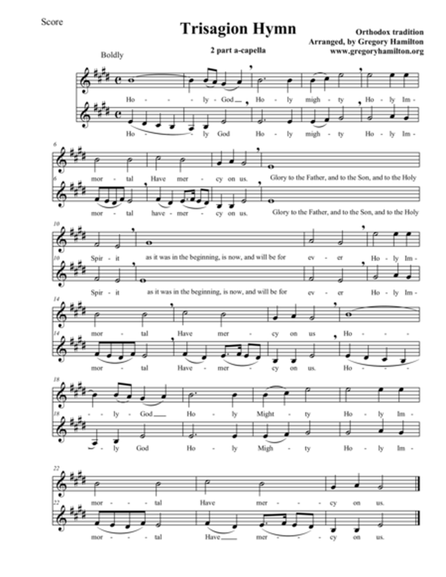 Trisagion Hymn