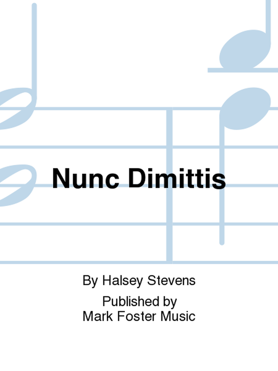 Nunc Dimittis