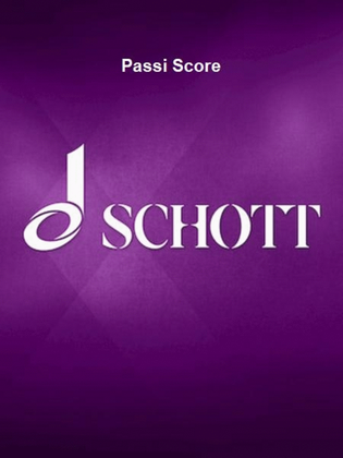 Book cover for Passi Score