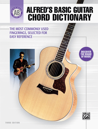 Book cover for Alfred's Basic Guitar Chord Dictionary