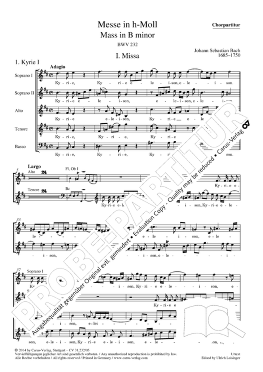 B Minor Mass, BWV 232 (Messe in h-Moll) image number null