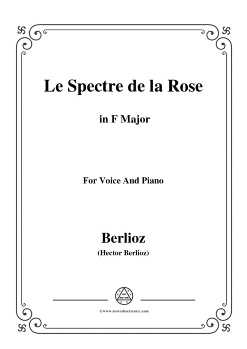 Berlioz-Le Spectre de la Rose in F Major，for voice and piano image number null