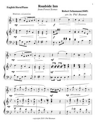 Book cover for Roadside Inn - Schumann- English Horn-Piano