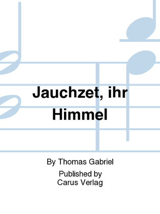 Book cover for Triumph, O heavens (Jauchzet, ihr Himmel)