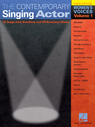 Book cover for The Contemporary Singing Actor