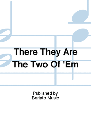 Book cover for There They Are The Two Of 'Em