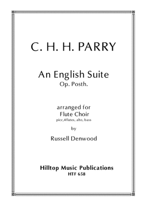 Book cover for English Suite arr. flute choir