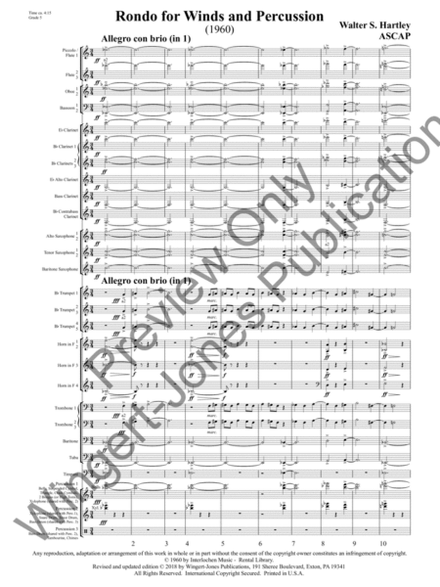 Rondo for Winds and Percussion image number null