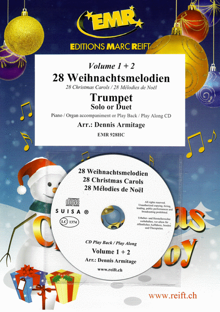 28 Weihnachtsmelodien Vol. 1 & 2 (with CD)