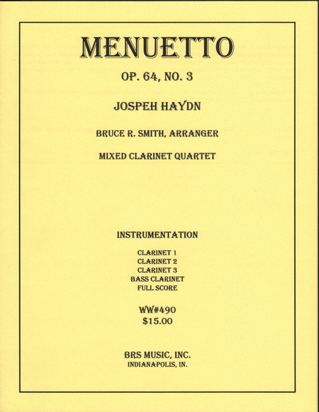 Menuetto, Op. 64 No. 3