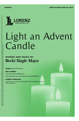 Book cover for Light an Advent Candle