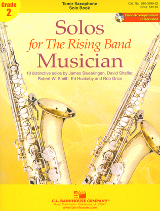 Book cover for Solos for The Rising Band Musician