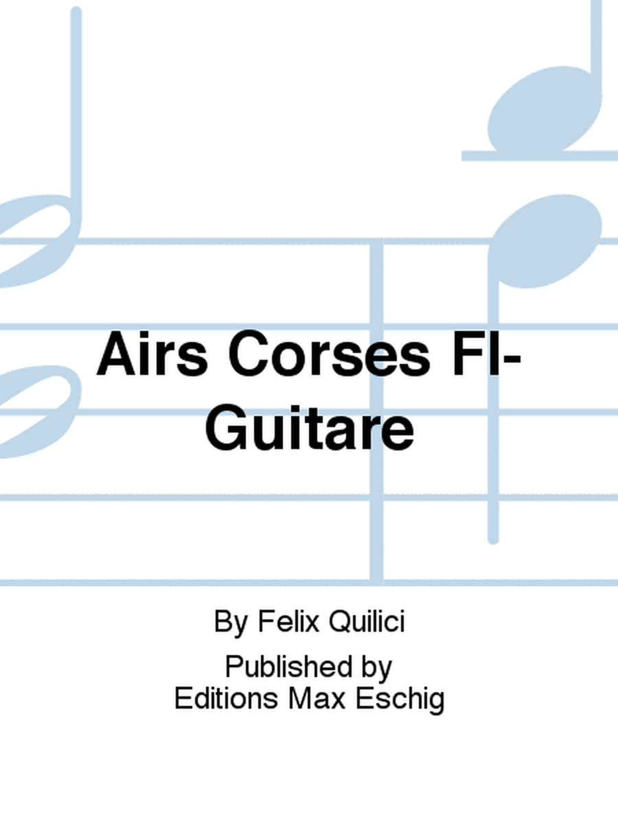 Airs Corses Fl-Guitare