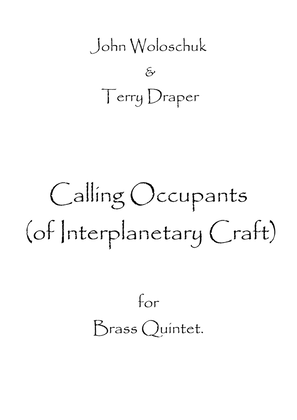 Book cover for Calling Occupants (of Interplanetary Craft)