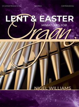 Book cover for Lent and Easter Miniatures for Organ