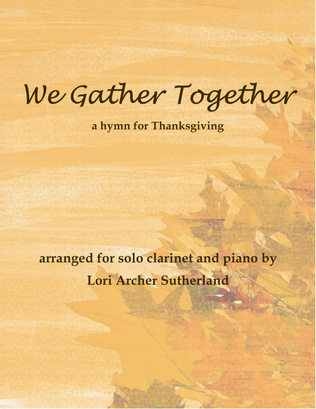 Book cover for We Gather Together