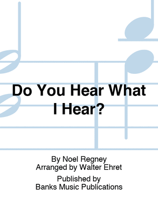 Book cover for Do You Hear What I Hear?