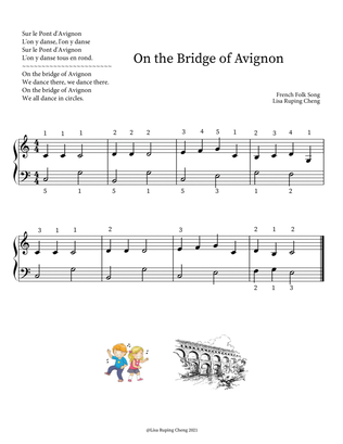 Book cover for On the Bridge of Avignon (Beginner to Level 1)